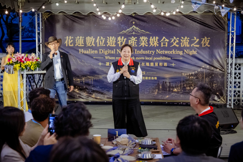 花蓮縣府積極推動數位轉型與青年創業，吸引國際高端人才深入地方交流。（圖／花蓮縣府提供）