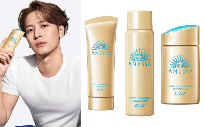 連亞洲時尚ICON王嘉爾，也大推ANESSA安耐曬是男生防曬的唯一指定。（圖／品牌提供）
