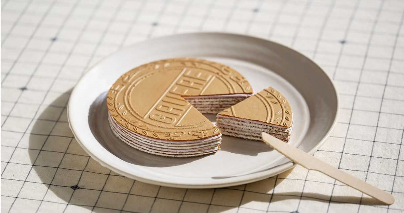 特別版的「綺慶法蘭酥」經過精心研發，打造7層夾心餅乾，帶來奢華細膩的口感 。（圖／神戶風月堂提供）&nbsp;