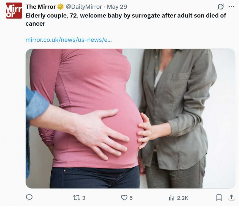 從喪子到重生，他們用600萬證明：孩子值得全部的愛。（圖／翻攝自Ｘ）