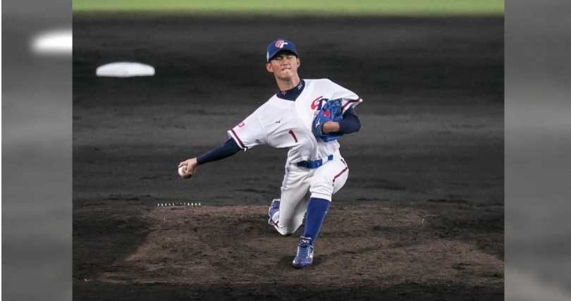 中華隊陳世展7日主投5.2局並未失分。(圖/中華棒協提供)
