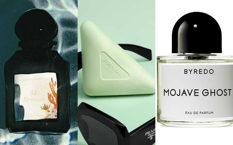阿蒂仙、BYREDO、PRADA Beauty三大品牌齊進駐新光三越信義新天地，重點新品推薦：L’Artisan Parfumeur 阿蒂仙神秘深淵淡香精 75ml／9,400元、PRADA Beauty 顛覆綠護手霜 50ml/2,100元、BYREDO 莫哈維之影淡香精 50ml／6,280元、。（圖／品牌提供）
