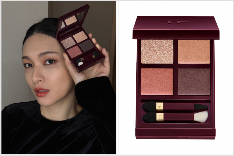 &nbsp;TOM FORD 情慾無花果限定版高級訂製四格眼盤/3,500元。（圖/品牌提供，黃筱婷攝）