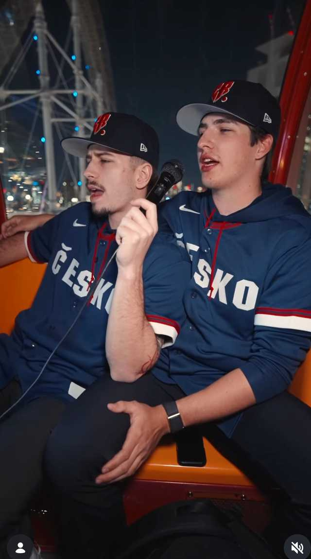 捷克隊在日本玩得不亦樂乎。（圖／翻攝IG／baseballczech）