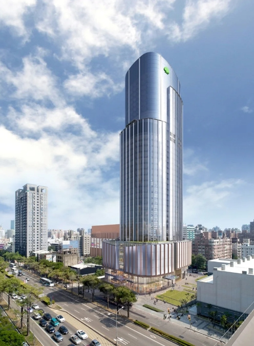 「置地廣場台中」預計2029年完工。（模擬示意圖／台北101提供）