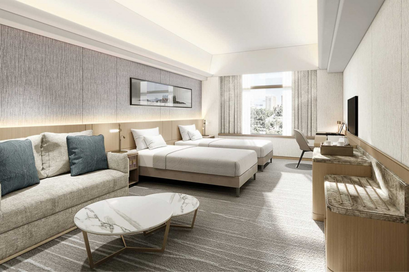 旅行社業者推出各式超值行程，包括規劃入住全新開幕的合和酒店。（圖／合和酒店提供）