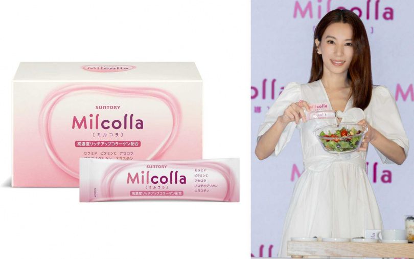 蜜露珂娜光速決膠原蛋白粉有著淡淡的奶香味,直接單吃或入菜、加進飲料都很好入口。(圖/品牌提供)