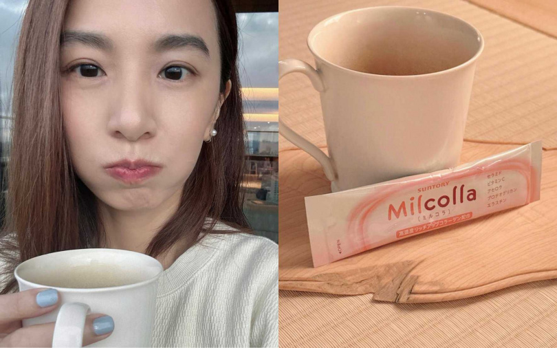 田馥甄在IG上公開她的美麗秘密武器,就靠這個#光速小粉包-膠原蛋白粉。(圖/取自田馥甄IG)