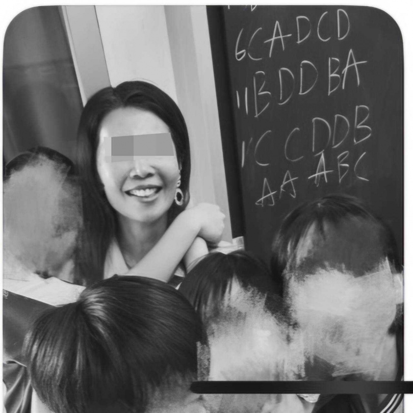 新竹縣一名郭老師（圖後左2）頗受學生愛戴，卻因為「校事會議」搞得身心俱疲，連退休案都卡關，最後心灰意冷從校舍5樓一躍而下，54歲生涯嘎然而止。（圖／讀者提供）