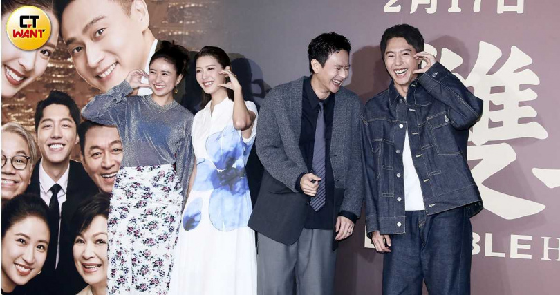 《雙囍》演員感情很好,雖然劇情有不少催淚片段,但戲外笑聲不斷。(圖/侯世駿攝)