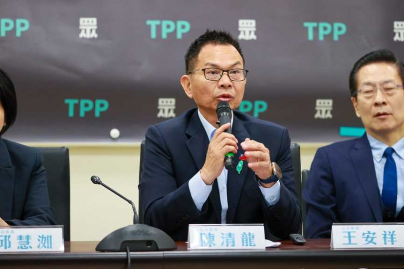 台灣民眾黨總召陳清龍（圖）呼籲農曆年後儘速通過民眾黨版「國防採購條例」。（圖／翻攝自臺灣民眾黨媒體群組）