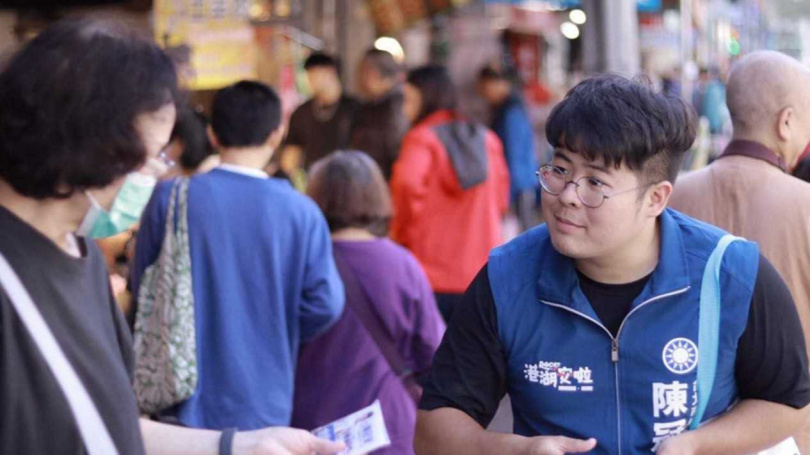 系出國民黨青年軍的陳冠安(圖)要挑戰台北市議員內湖、南港選區。(圖/翻攝自陳冠安臉書)