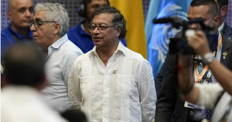 哥倫比亞總統裴卓。（圖／達志／美聯社）