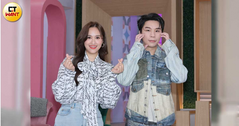 吳姍儒、派翠克錄影《小姐不熙娣》。(圖/楊澍攝)