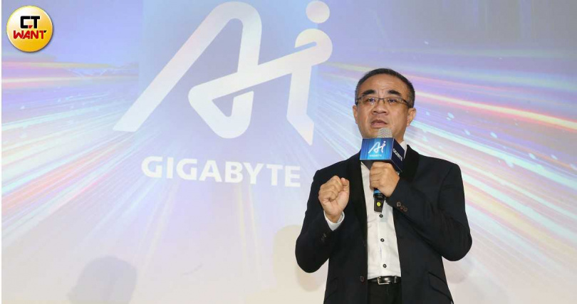 技嘉共同總經理林英宇。（圖／黃鵬杰攝）