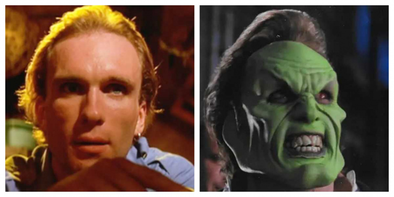 彼得.格林於《摩登大聖》中飾演黑幫老大Dorian Tyrell,與金.凱瑞正邪對峙,成為其代表作之一。(圖/Miramax、New Line Cinema)