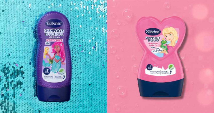 貝臣 美人魚洗護髮沐浴乳 230ml/250元、貝臣 羅莎莉公主洗潤髮露230ml/250元(圖/品牌提供)