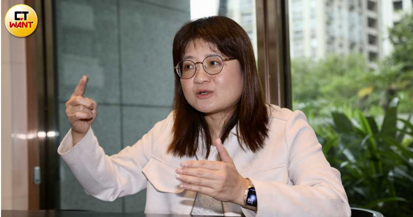 社團法人台灣失能者家庭暨看護雇主國際協會理事長張姮燕。(圖/方萬民攝)