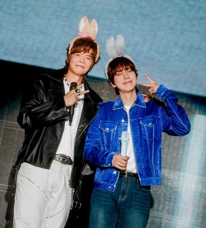 去年圭賢邀請阿璞擔任演唱會嘉賓，和八三夭結下不解之緣。（圖／翻攝阿璞IG）