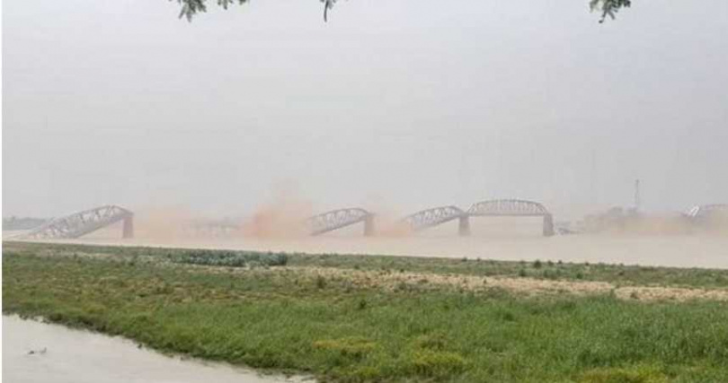 緬甸今（28日）下午2時20分發生規模7.9強震，目前災情狀況及傷亡情形尚不明。（圖／翻攝自X）