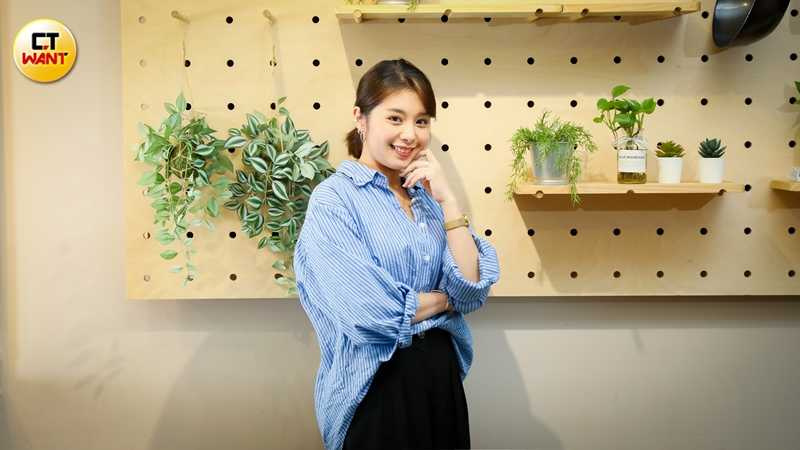 雖然覺得小孩很可愛，但游君萍笑說就現實面上養小孩太花錢了。（圖／侯世駿攝）