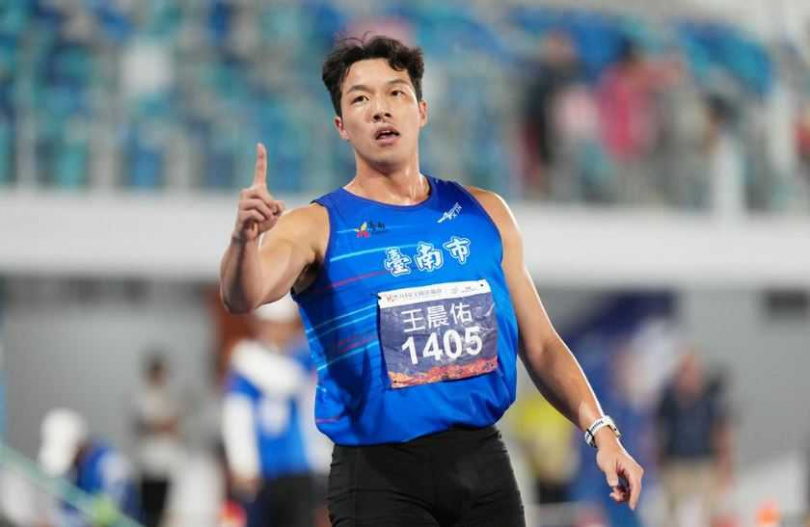 男子田徑十項全能運動，台南市選手王晨佑以總分7314分，締造四連霸紀錄。（圖／114年雲林全運會籌備處提供）