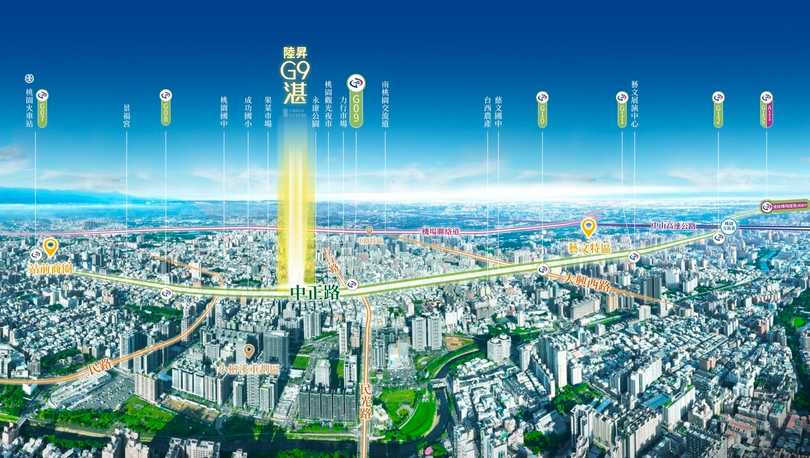 陸昇G9湛空拍實景圖。(圖/業者提供)