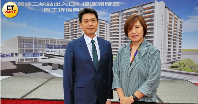 將捷集團第二代共同經營並傳承集團事業，圖為將捷董事長林嵩烈、執行長林莉婷。（圖／周志龍攝）