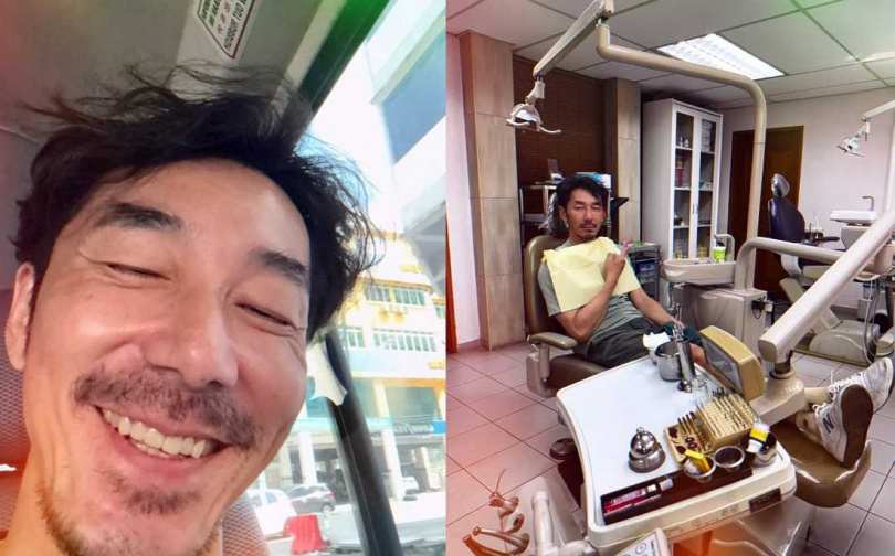 李李仁飛馬來西亞因簽證問題被扣留2小時,隔日起床連牙齒也掉了。(圖/翻攝自李李仁臉書)