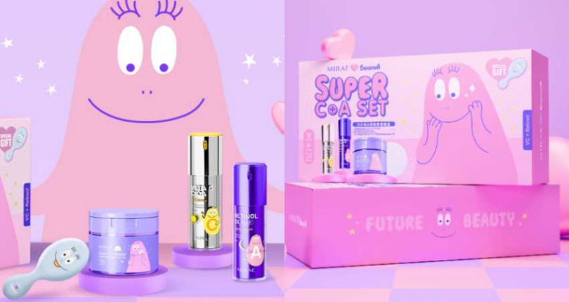 未來美×泡泡先生聯名【早C晚A超級保養禮盒】特價1,999元（圖／品牌提供）