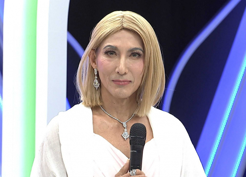 潘若迪扮演席琳狄翁被本尊按讚肯定。（圖／中天提供）