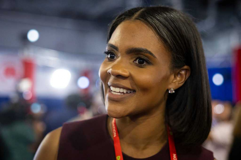 極右翼陰謀論播客主持人歐文斯（Candace Owens）。（圖／達志／美聯社）