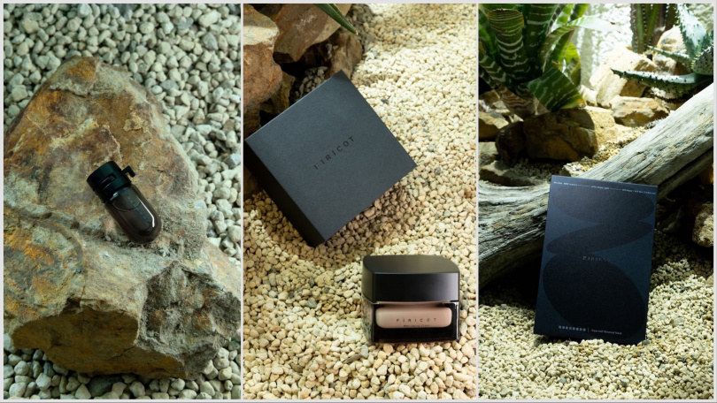 杉杏賦活彈潤安瓶 2ml×7入 / 2,280元，杉杏賦活輕齡霜 50ml / 3,680元，杉杏深海泉活修護面膜 4入 / 1,280元。（圖／品牌提供）