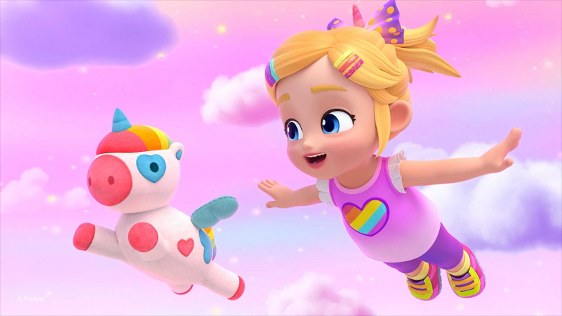 《碰碰狐和貝貝彬歡唱電影：奇幻世界大冒險》首度登上大銀幕，將於10月9日在全台歡樂上映。（圖／甲上娛樂提供）