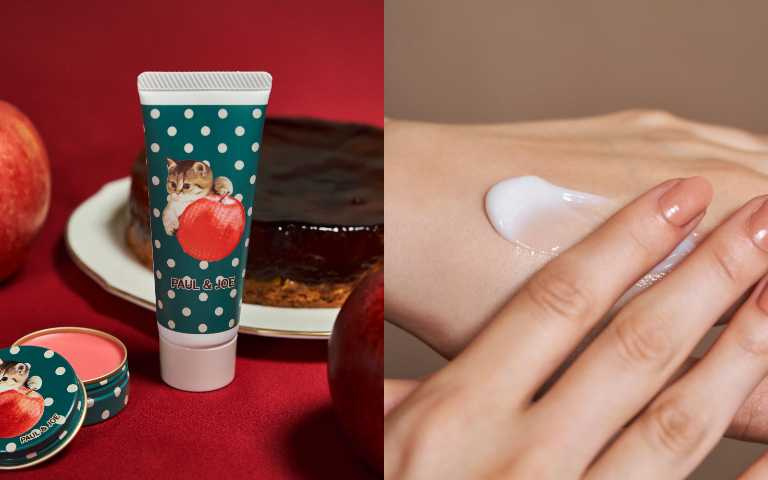 PAUL & JOE 蘋果貓咪限量保養護手霜 40g／560元（圖／品牌提供）