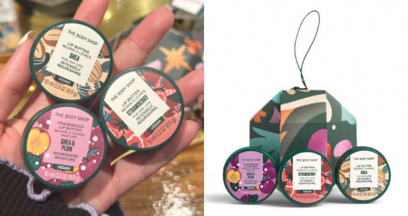 The Body Shop XM果香潤唇呵護原裝禮盒／980元（圖／廖怡婷攝、品牌提供）