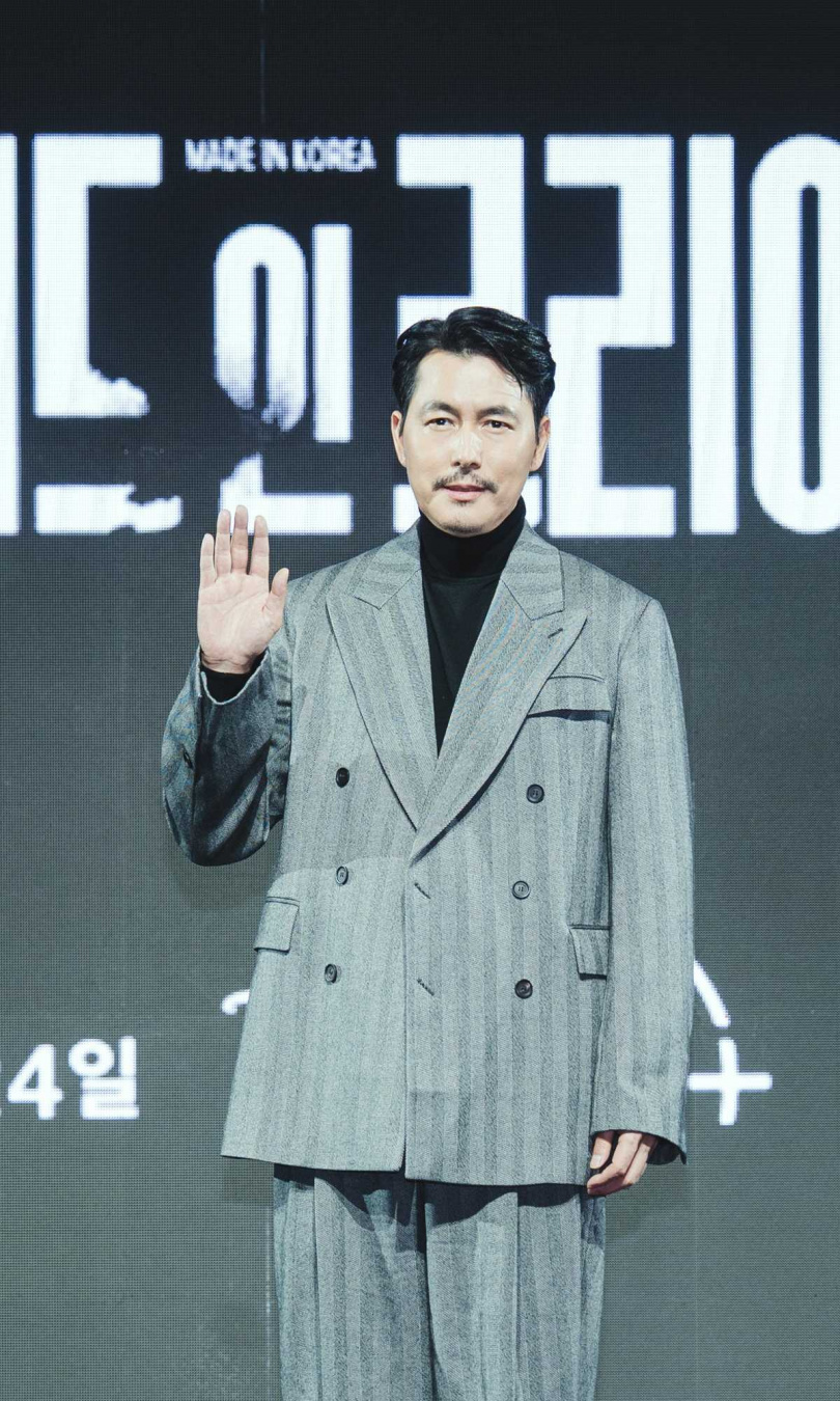 去年爆出私生活,鄭雨盛首度公開面對韓國媒體。(圖/Disney+提供)