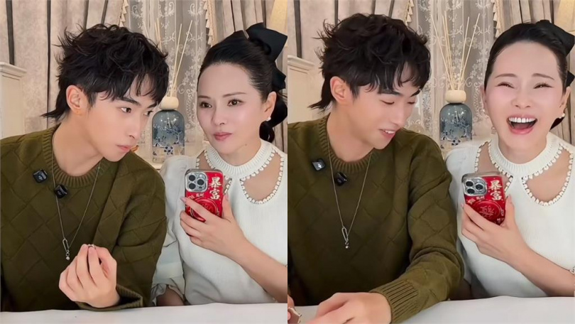 伊能靜兒子小哈利都稱呼秦昊為「小昊哥哥」。（圖／翻攝自小紅書 ＠伊能靜）