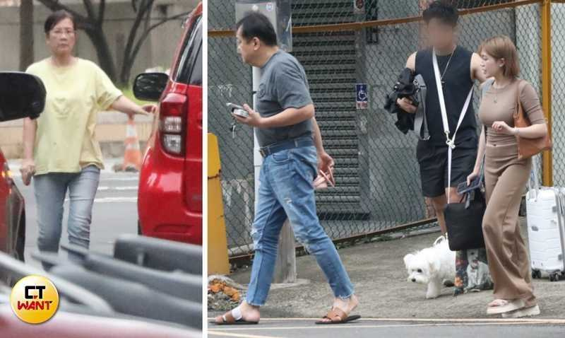 之後熊媽開著紅色轎車載著熊霓、男友,還有熊爸,宛如一家人返回新竹老家,互動相當融洽。(圖/本刊攝影組)