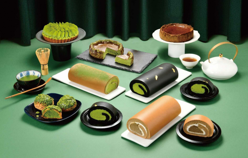 亞尼克再度攜手堀井七茗園推出「京都宇治茶季」，以宇治抹茶、宇治焙茶推出6款新品。（圖／亞尼克提供）