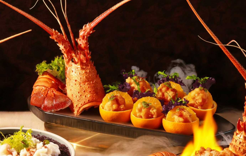 「龍蝦橙果盅」。（圖／王品集團提供）