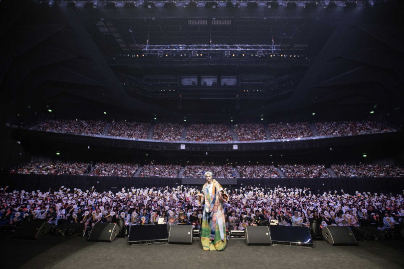 畢書盡巡迴演唱會台北站圓滿落幕，接著將移師馬來西亞和新加坡演出。（圖／索尼音樂提供）