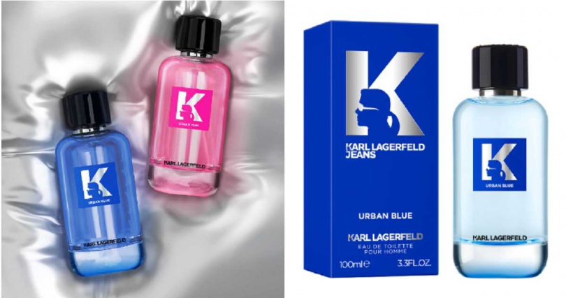 KARL LAGERFELD JEANS都會藍淡香水60ML／1,800元、100ML／2,550元（圖／品牌提供）