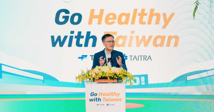 外貿協會周秀隆副秘書長認為臺灣優質產品與解決方案，可以為全人類打造更智慧、更永續的健康生活（圖／Go Healthy with Taiwan提供）。
