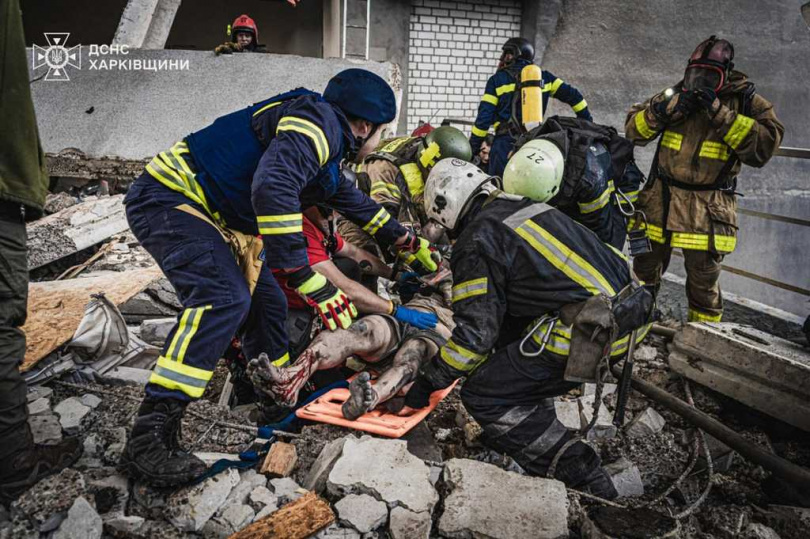 烏克蘭哈爾科夫（Kharkiv）現況。（圖／達志／美聯社）