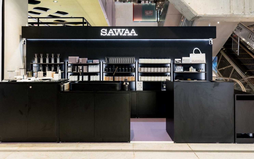 SAWAA首個正式專櫃就在新光南西三館!(圖/品牌提供)