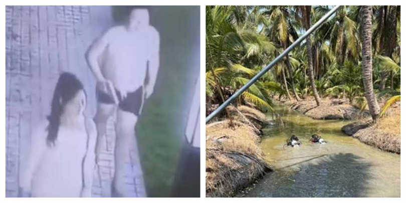 女子遺體於距案發地數百公里外排水溝中被發現。