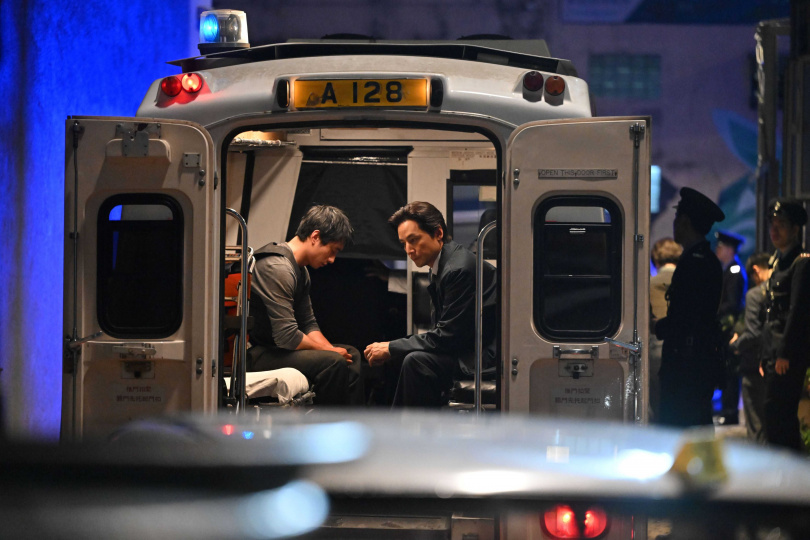 吳彥祖跟劉俊謙片中有精彩對手戲。（圖／華映娛樂）