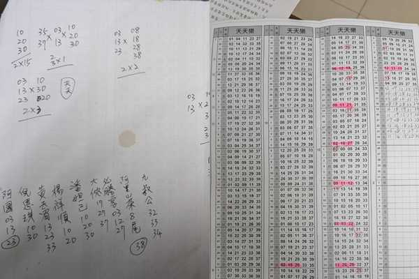 雇主A小姐還在房間中發現吳姓看護簽有六合彩等明牌。(圖/民眾提供)