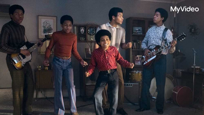 電影講述麥可傑克森從傑克森五人組(The Jackson 5)時期邁向超級巨星的旅程。(圖/台灣大哥大MyVideo提供)